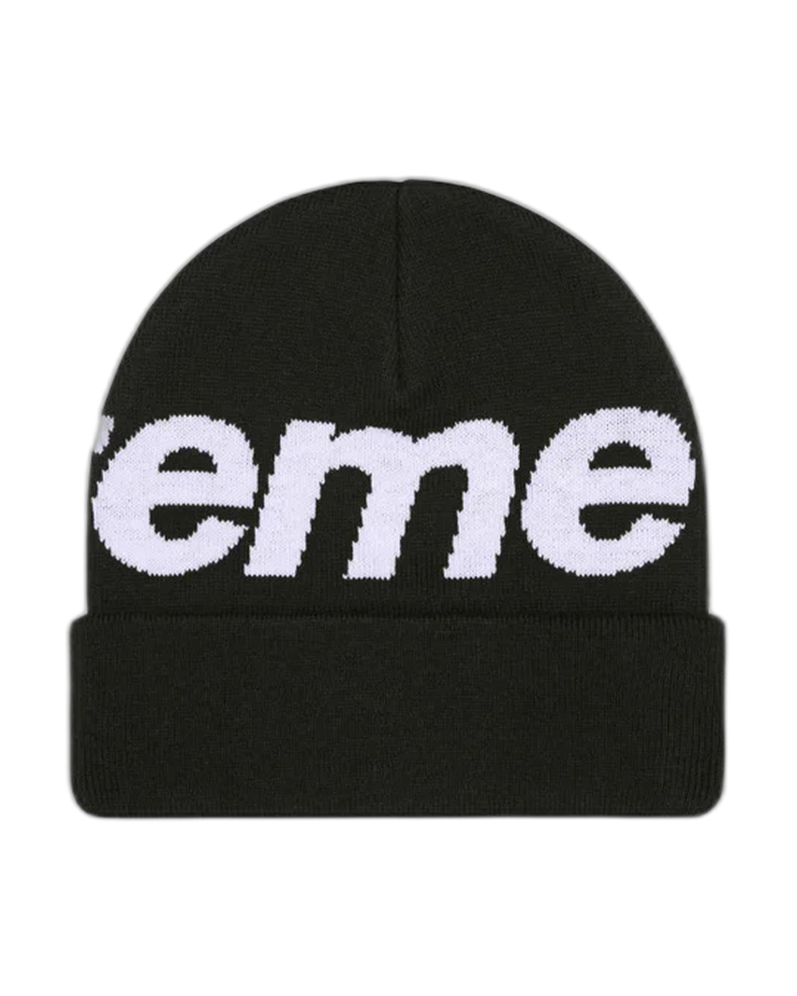 SUPREME - Big Logo Beanie FW25 Noir