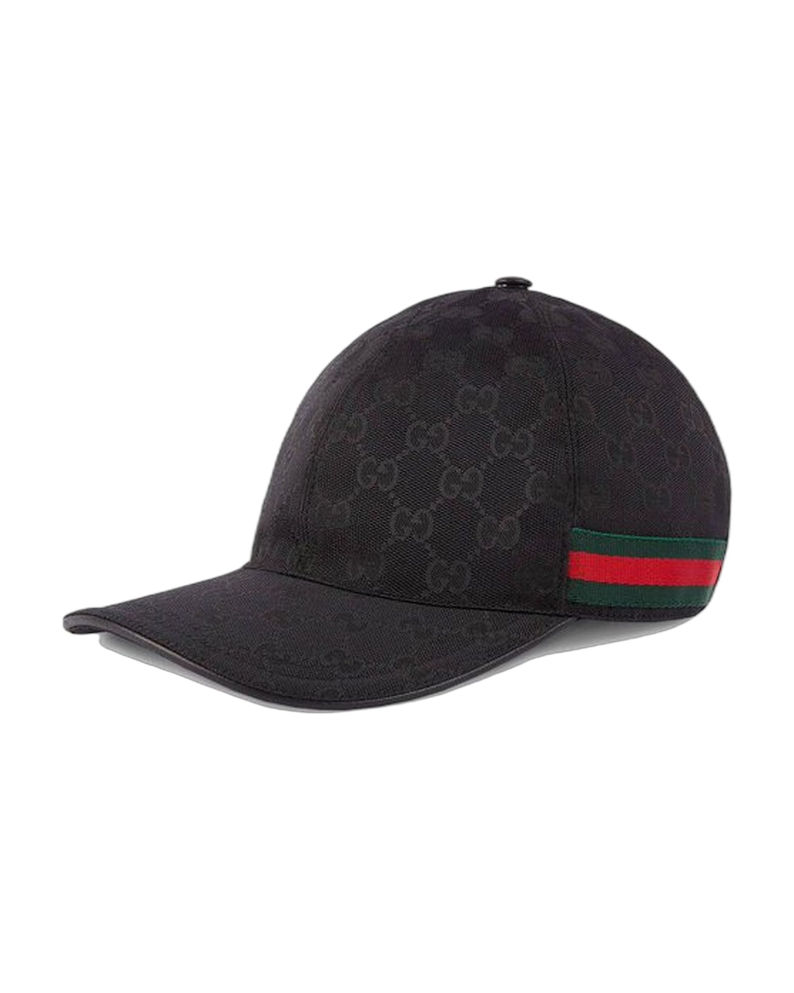 GUCCI - Casquette de baseball en toile avec logo brodé Noir