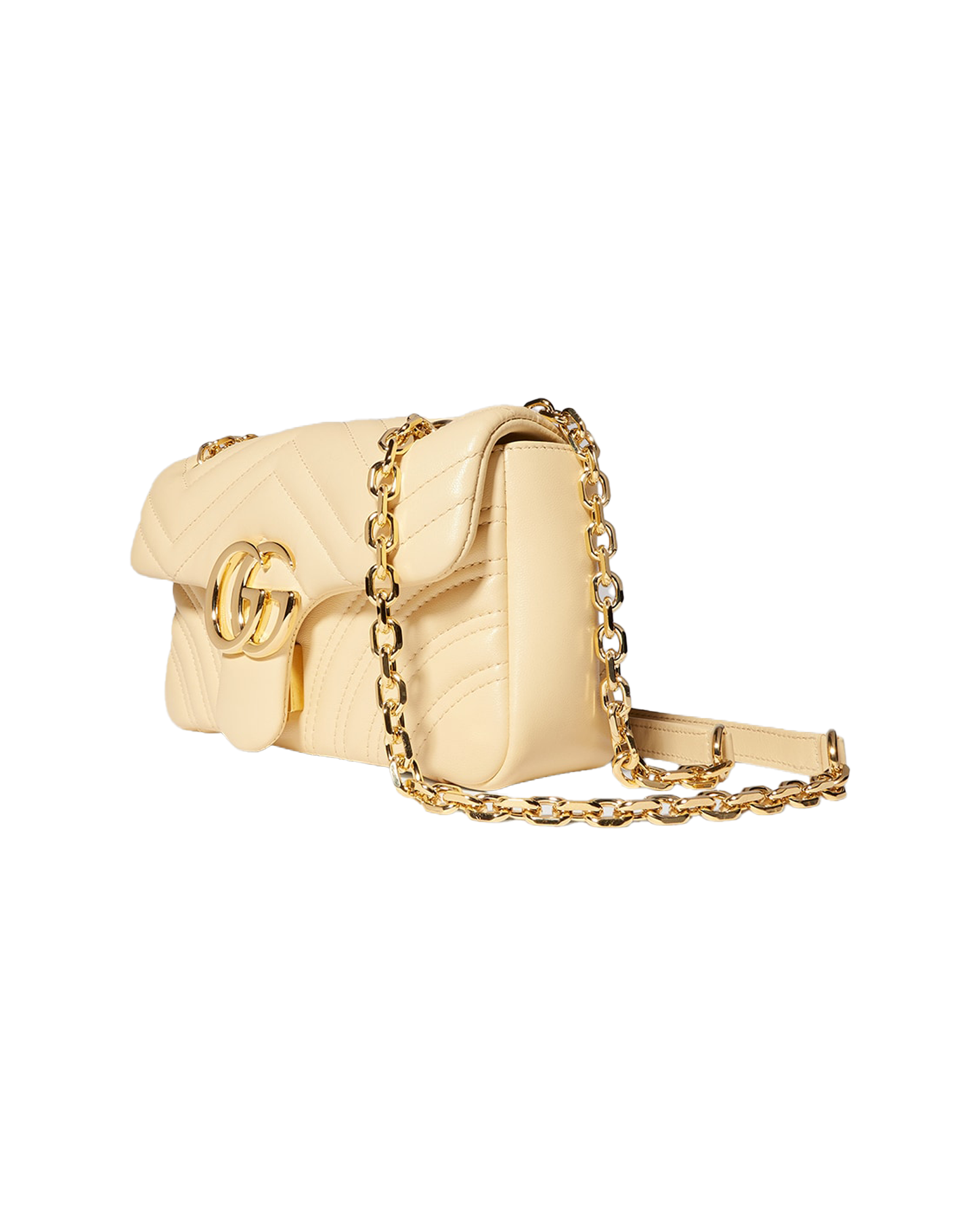 Sac GG Marmont Cuir Beige - GUCCI