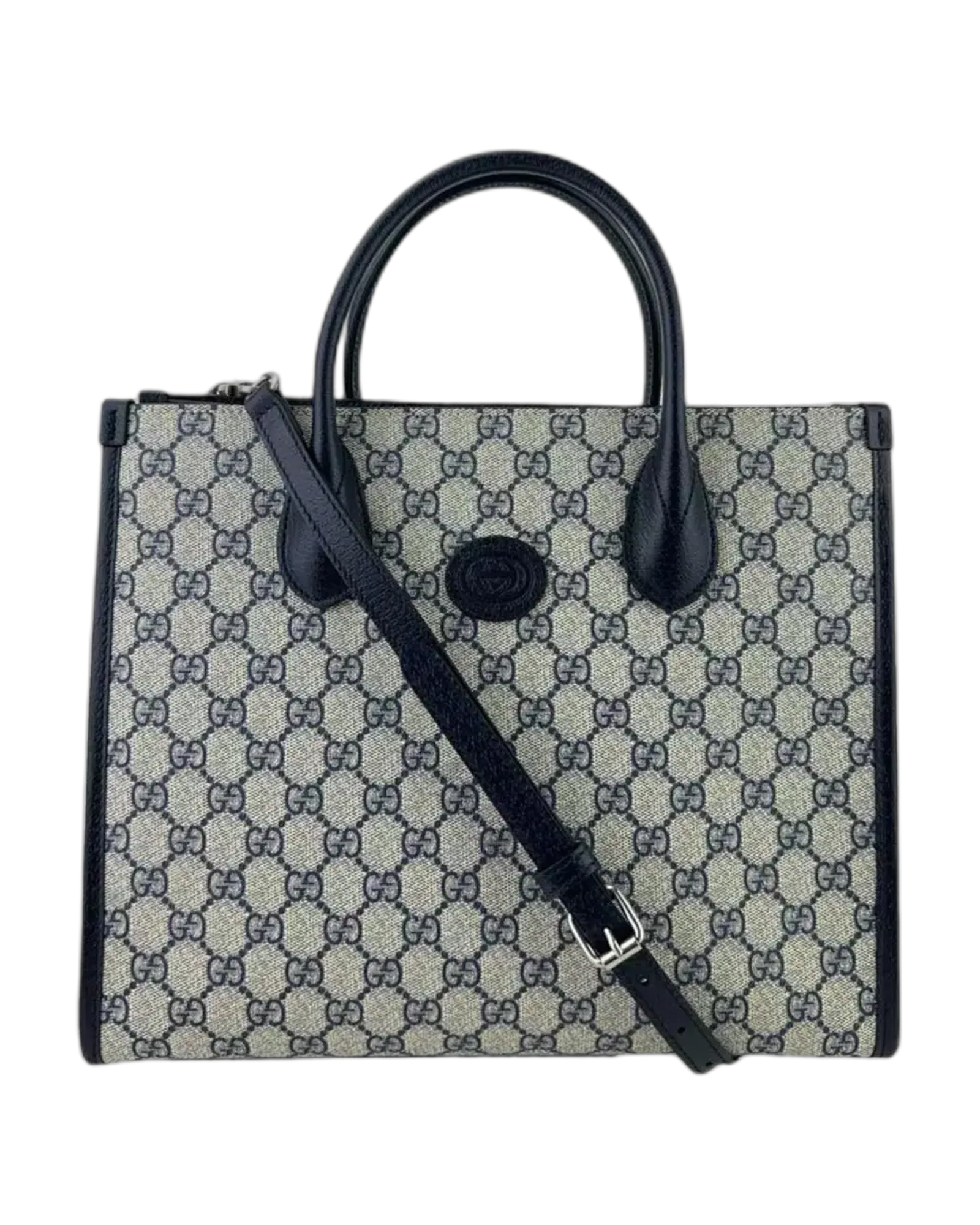 GUCCI - Sac Bandoulière Cuir Bleu