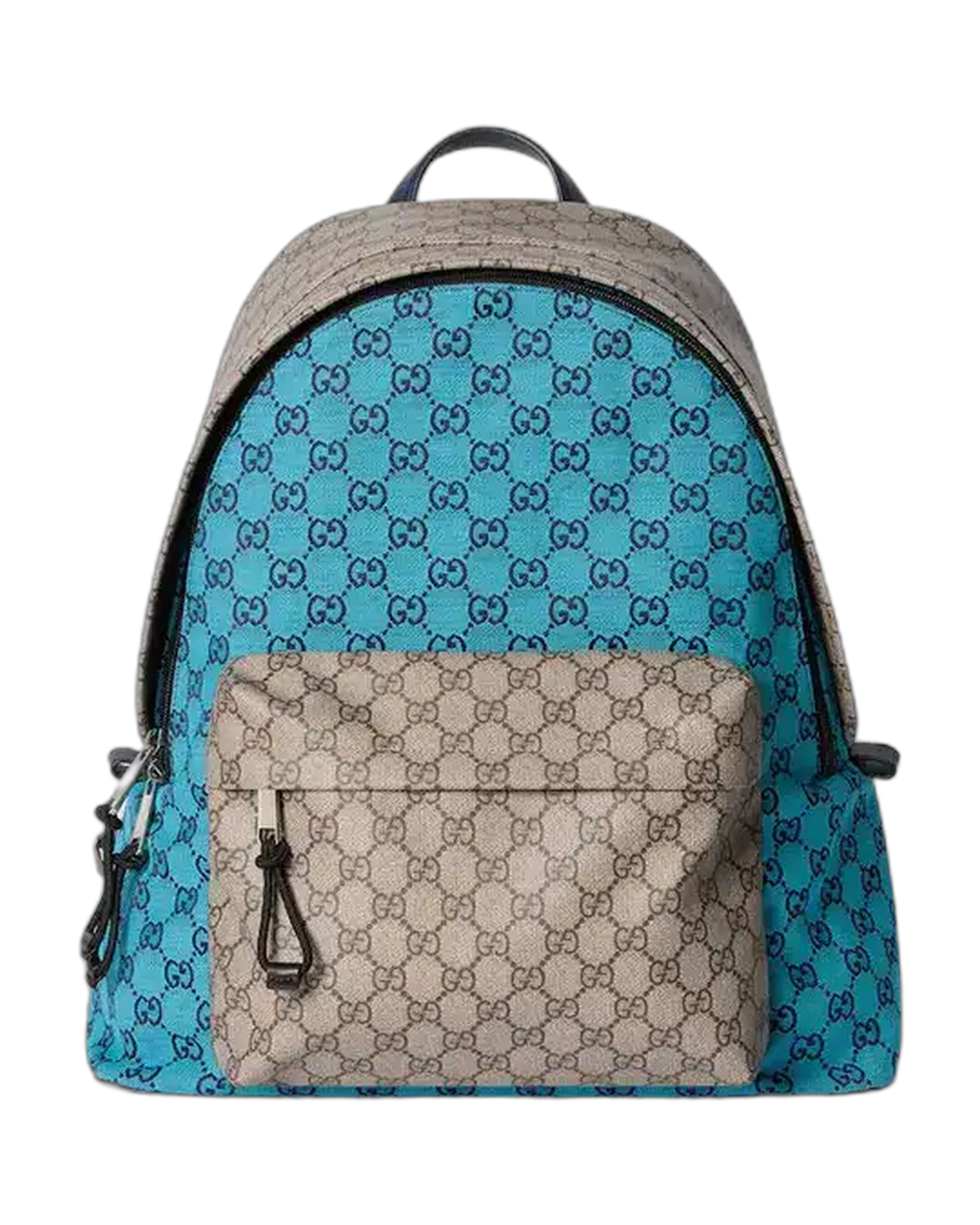 GUCCI - Match Medium GG Sac à dos bleu