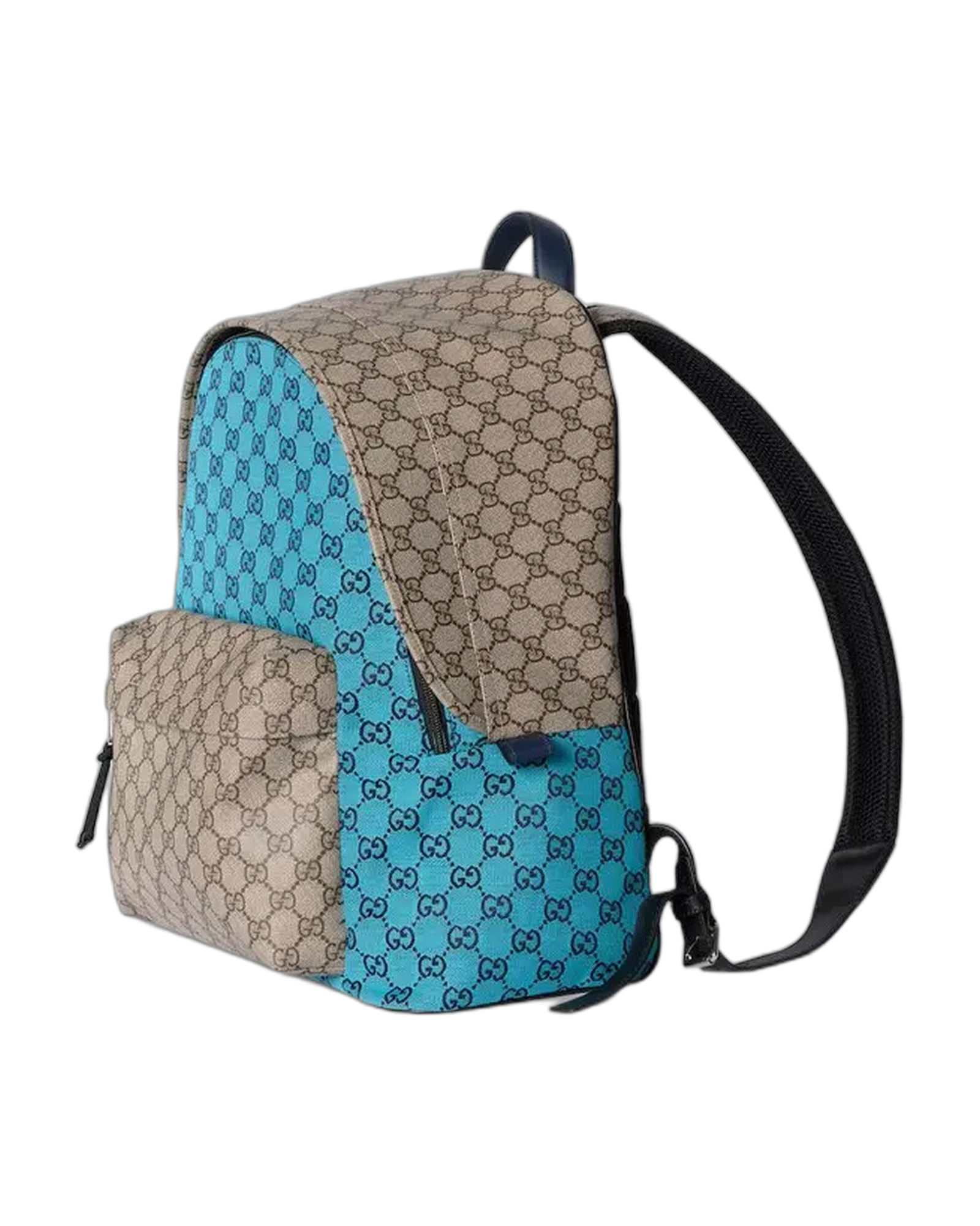 GUCCI - Match Medium GG Sac à dos bleu