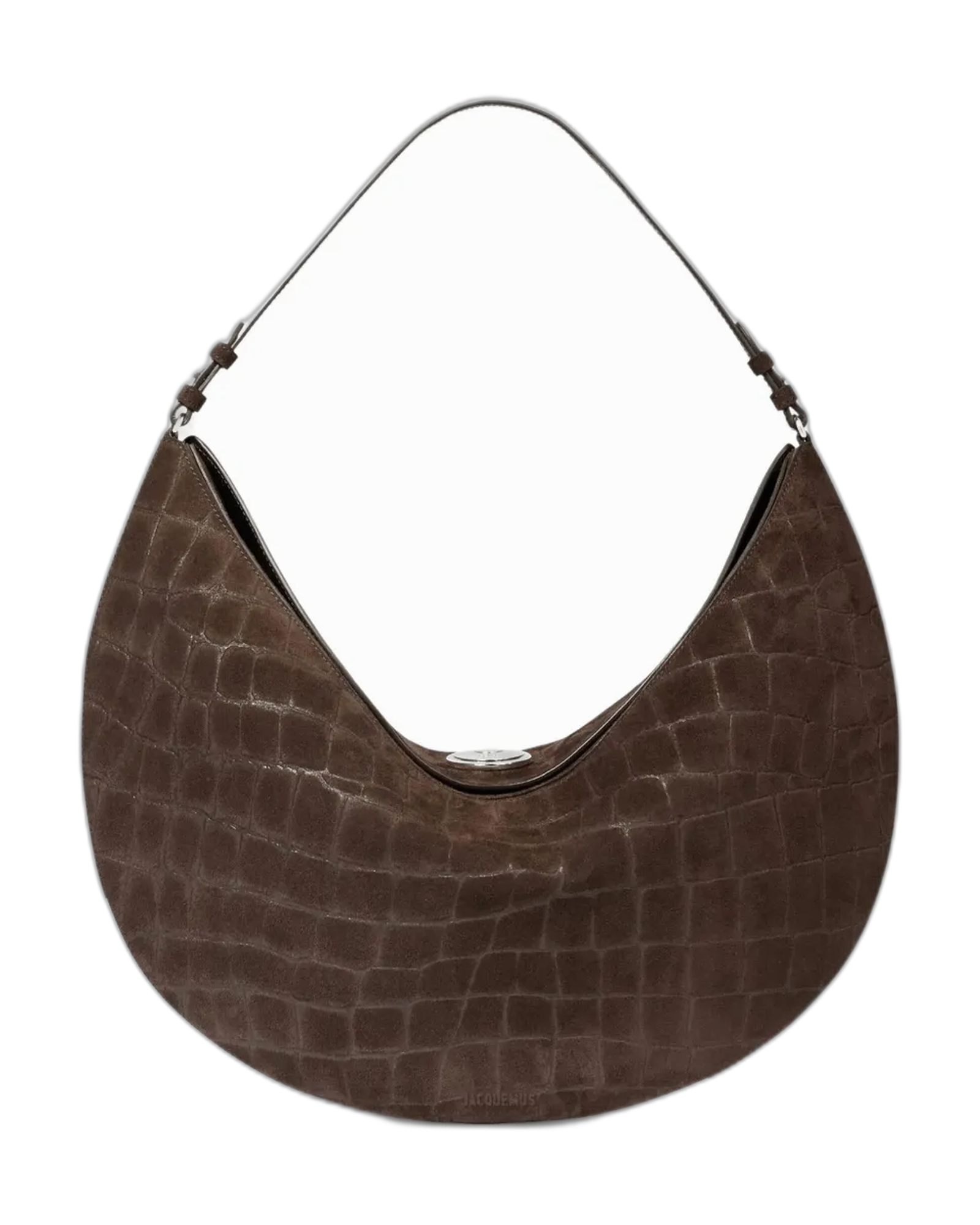 JACQUEMUS - Le Calisso Rond Cuir Marron