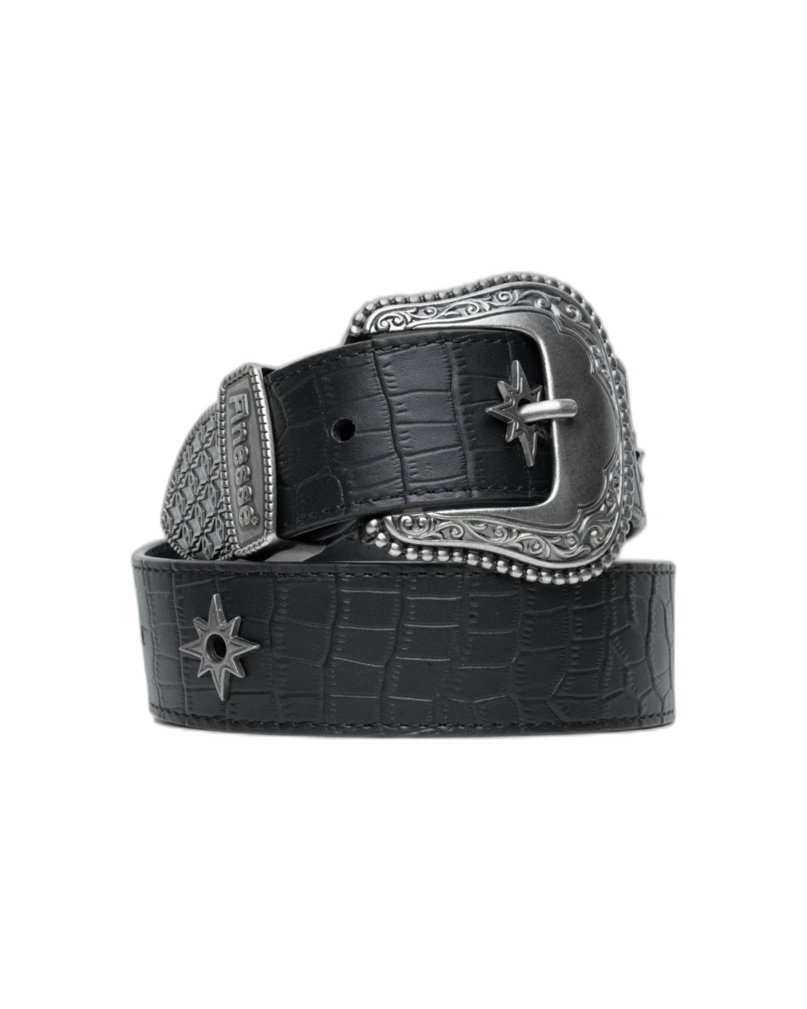 Ceinture Crocodile Noire - FINESSE