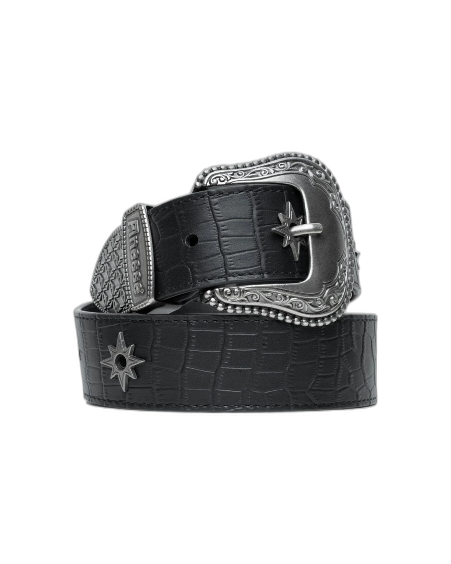 Ceinture Crocodile Noire - FINESSE