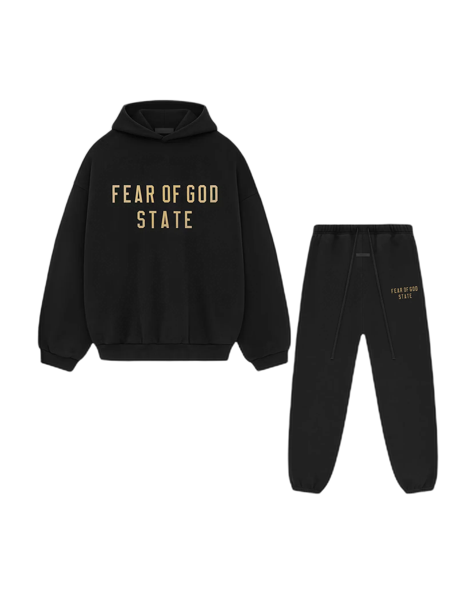 FEAR OF GOD ESSENTIALS - noir State Sweat à capuche zippé