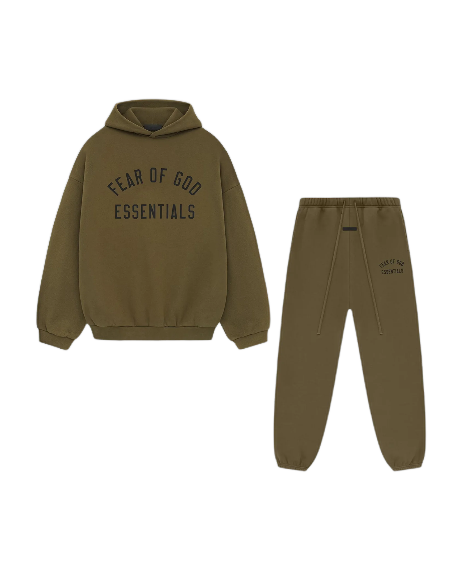 FEAR OF GOD ESSENTIALS - FW24 olive Ensemble