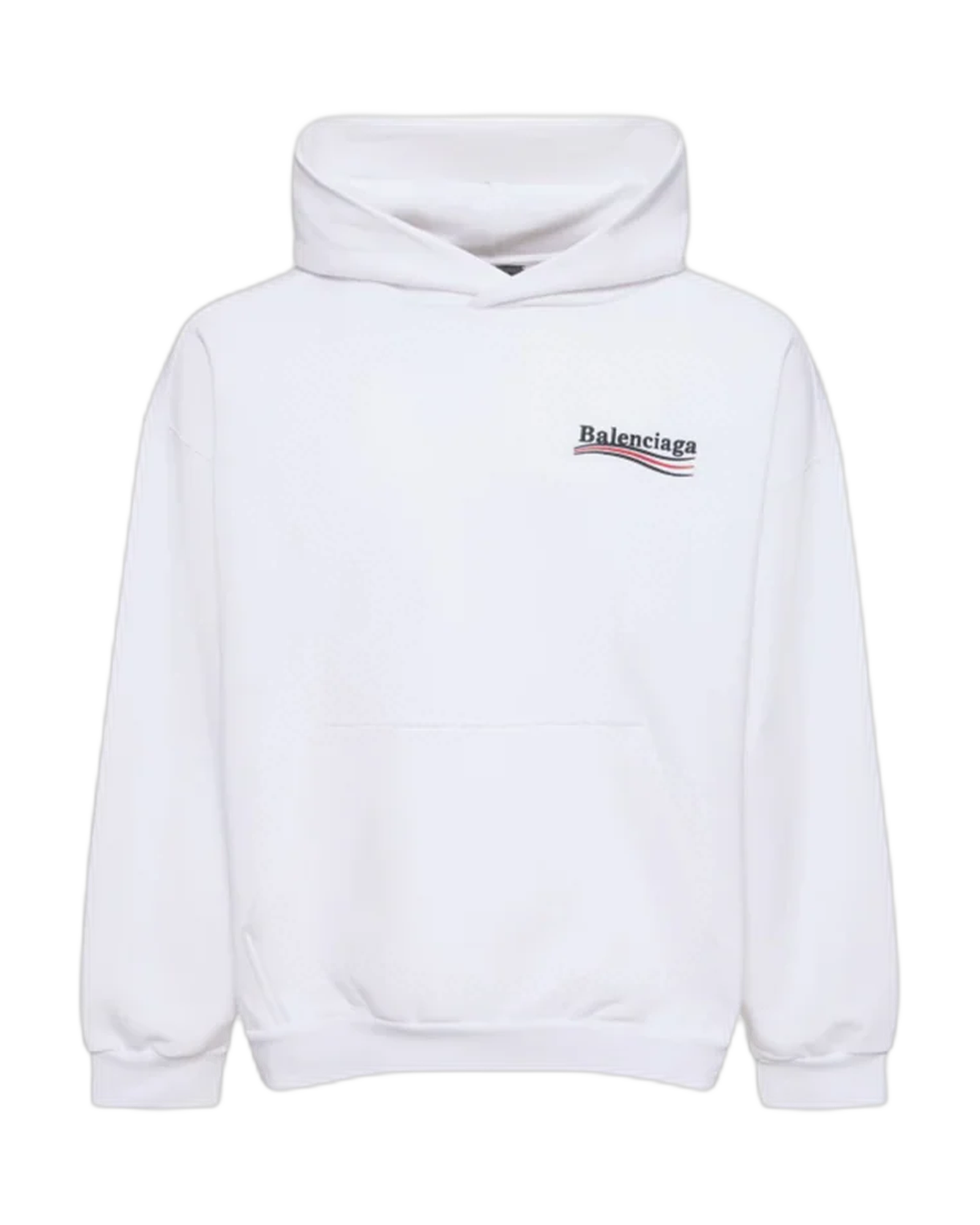 BALENCIAGA - Medium Fit Sweat à capuche Blanc