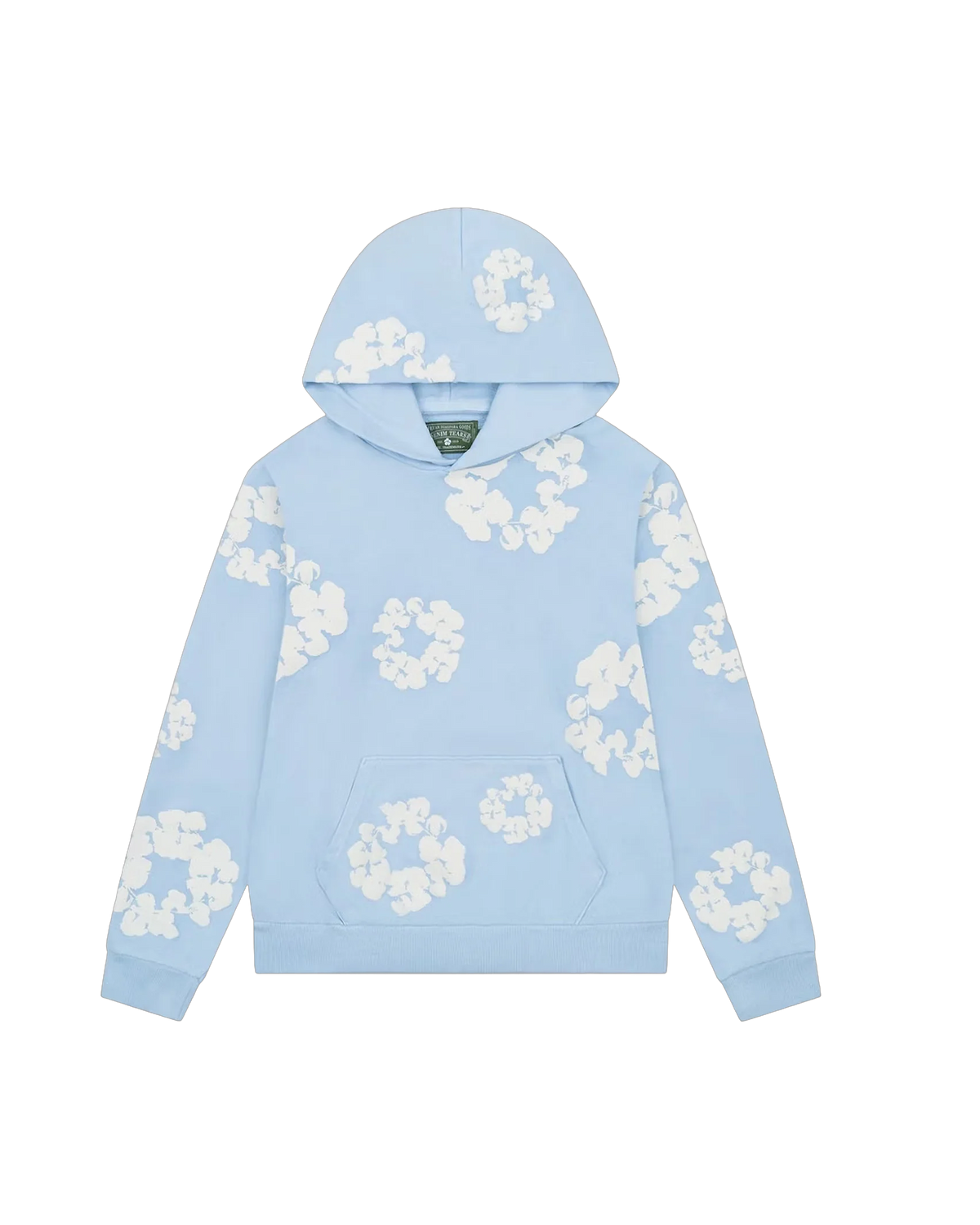 Cotton Wreath Powder Blue - DENIM TEARS