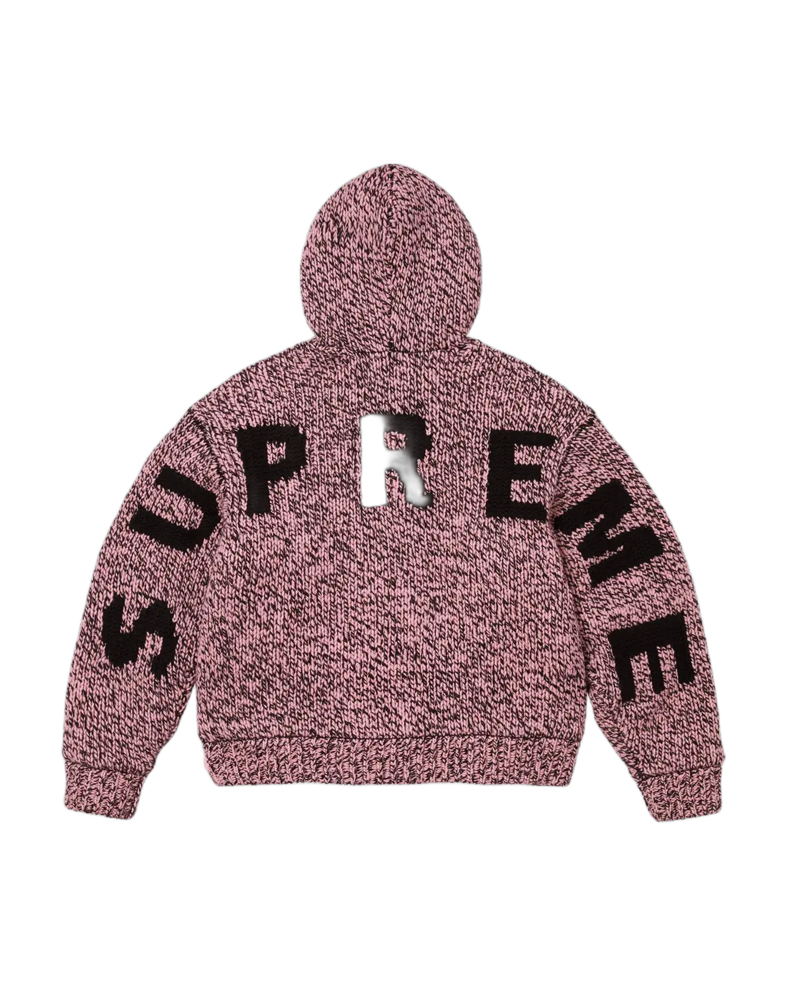 SUPREME - Faux Shearling Lined Zip Up Hooded rose Mélange