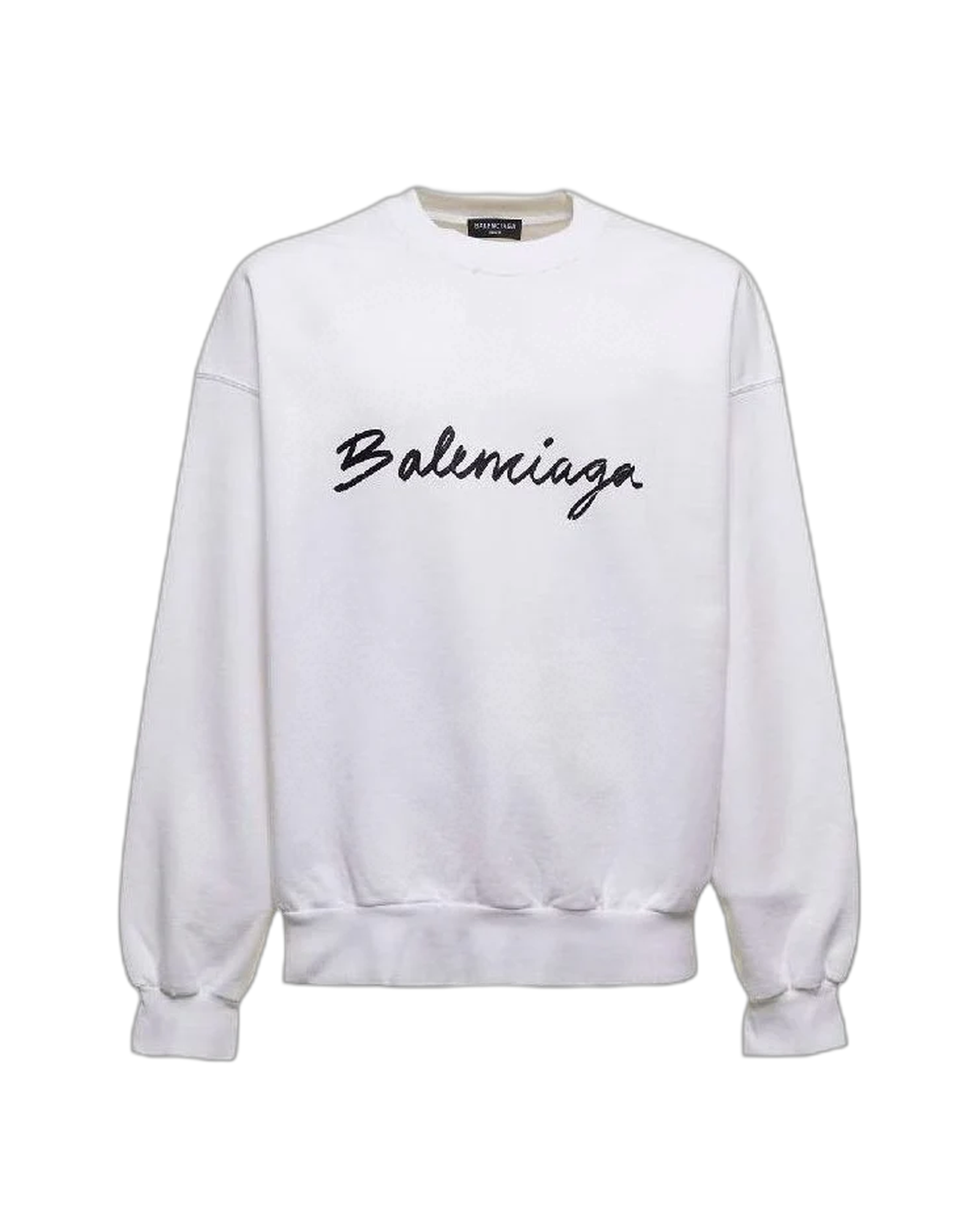 Script Crewneck Blanc - BALENCIAGA