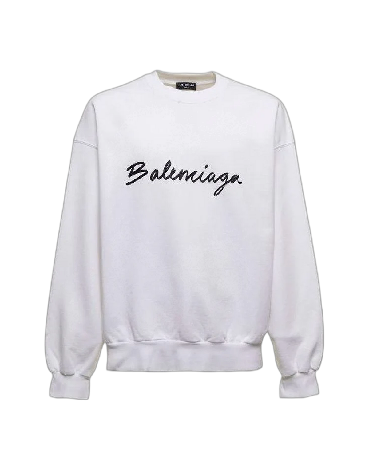 Script Crewneck Blanc - BALENCIAGA