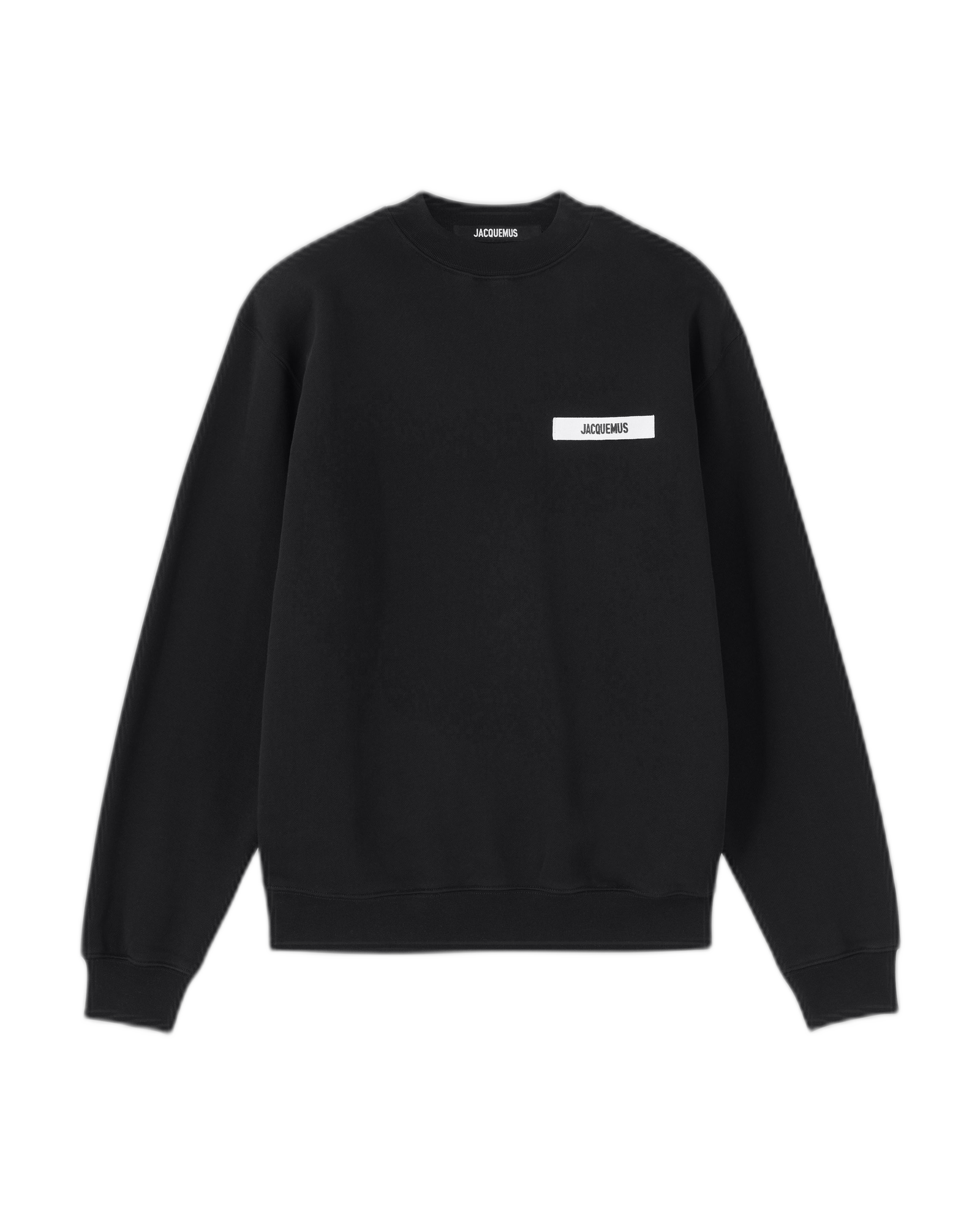 JACQUEMUS - Le Sweatshirt Gros Grain Noir