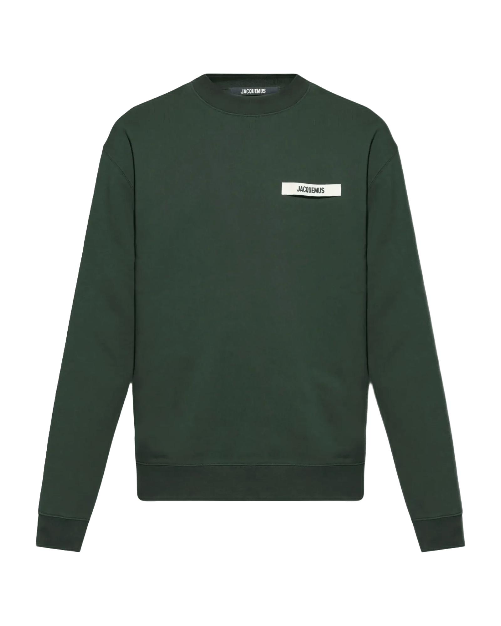JACQUEMUS - Le Sweatshirt Gros Grain vert foncé