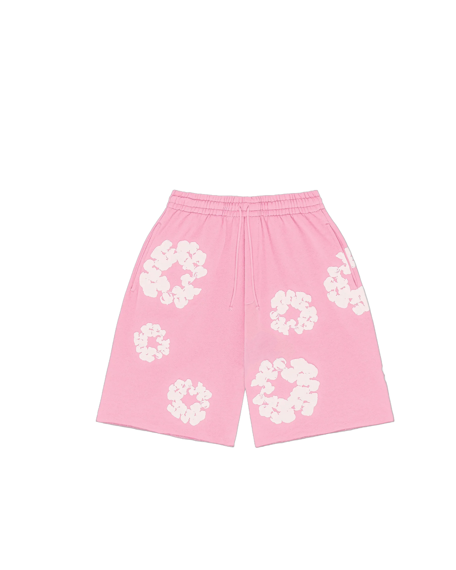 Short Cotton Wreath Rose - DENIM TEARS