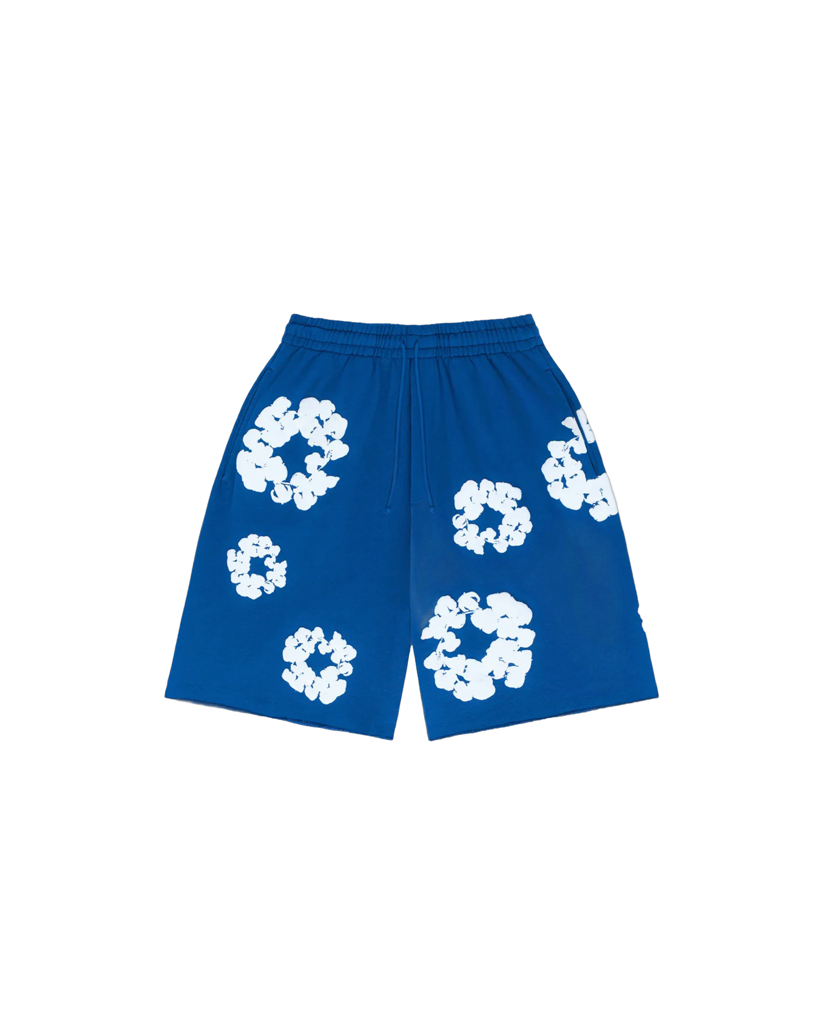 Short Cotton Wreath Royal Blue - DENIM TEARS