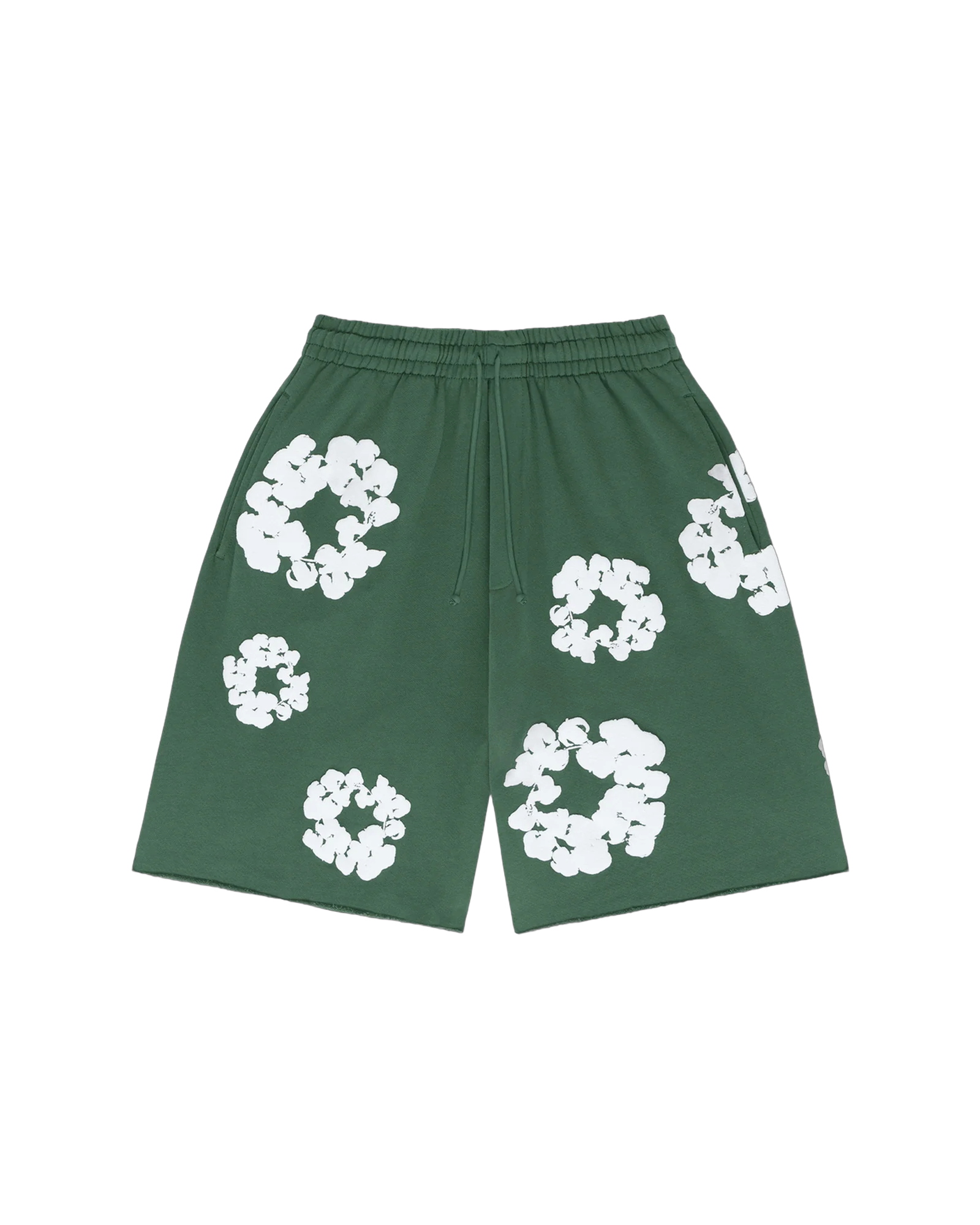 Short Cotton Wreath Vert - DENIM TEARS