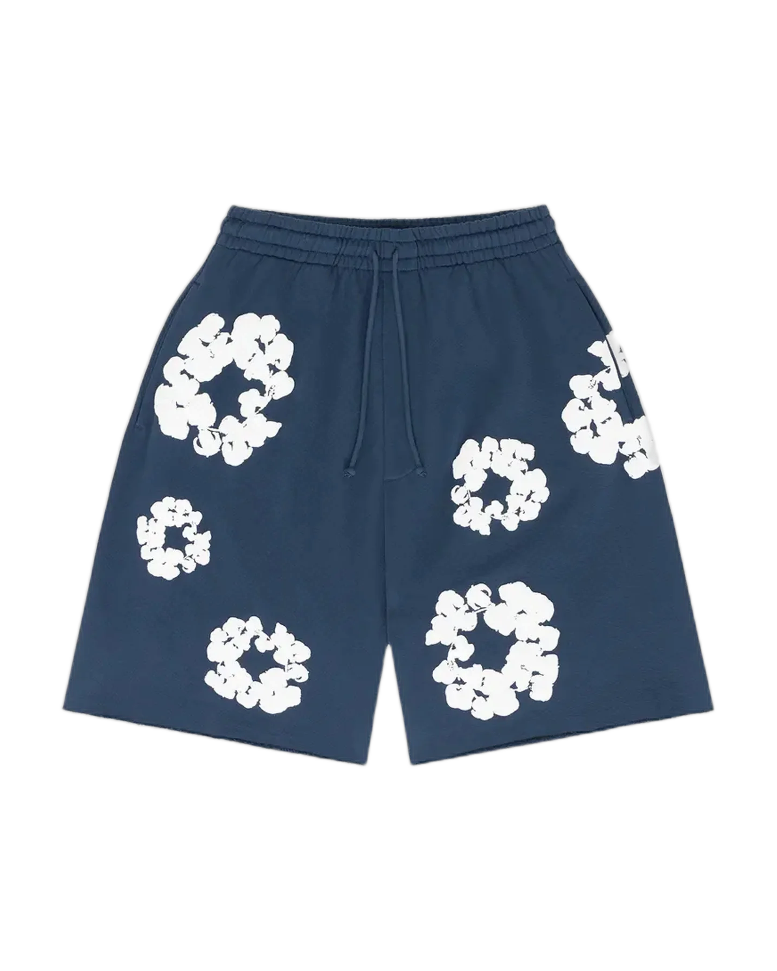 DENIM TEARS - Cotton Wreath Short bleu marine