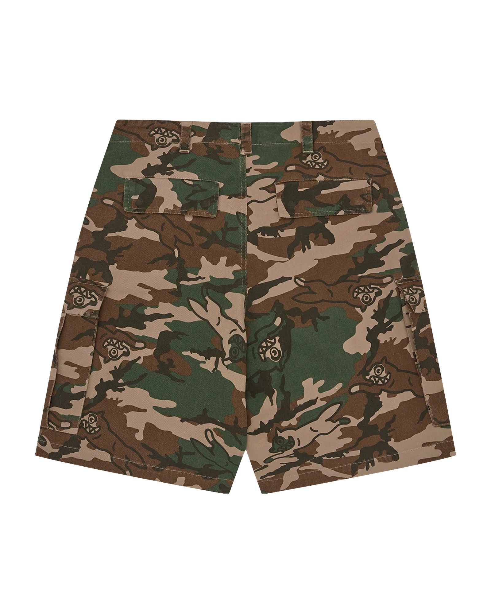 RUNNING DOG - Short Woodland Camo