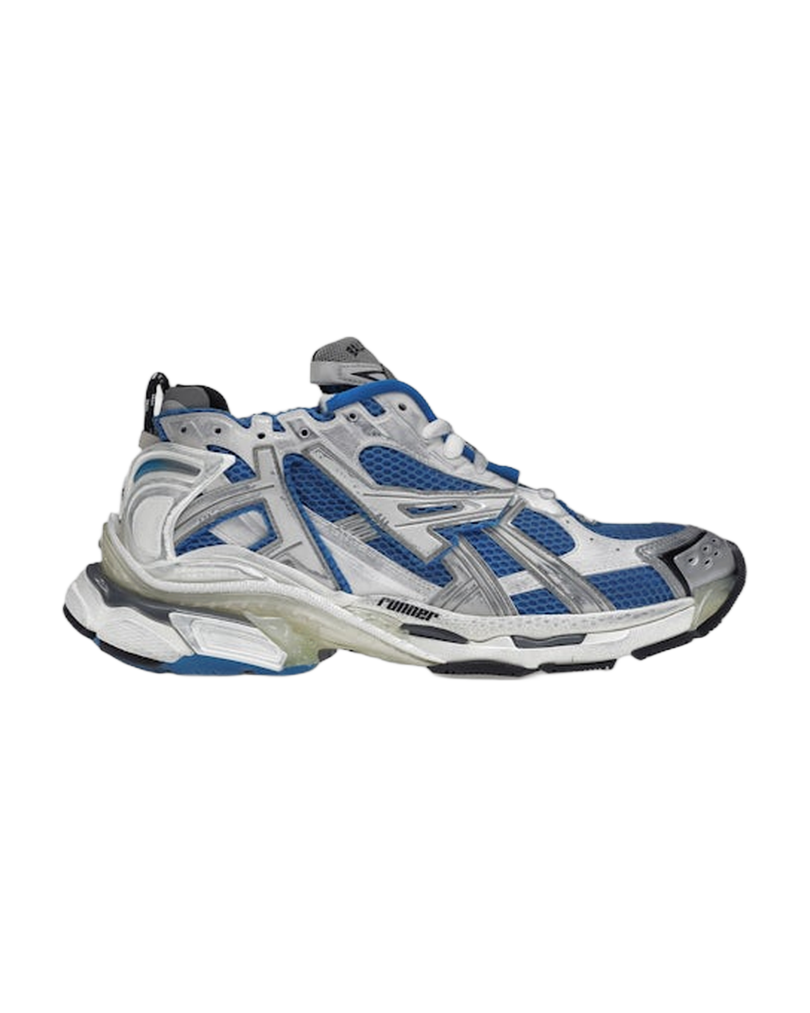 BALENCIAGA - Runner Bleu Gris 677403W3RB34912
