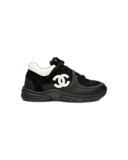 Sneakers Résille Noir/Blanc - CHANEL