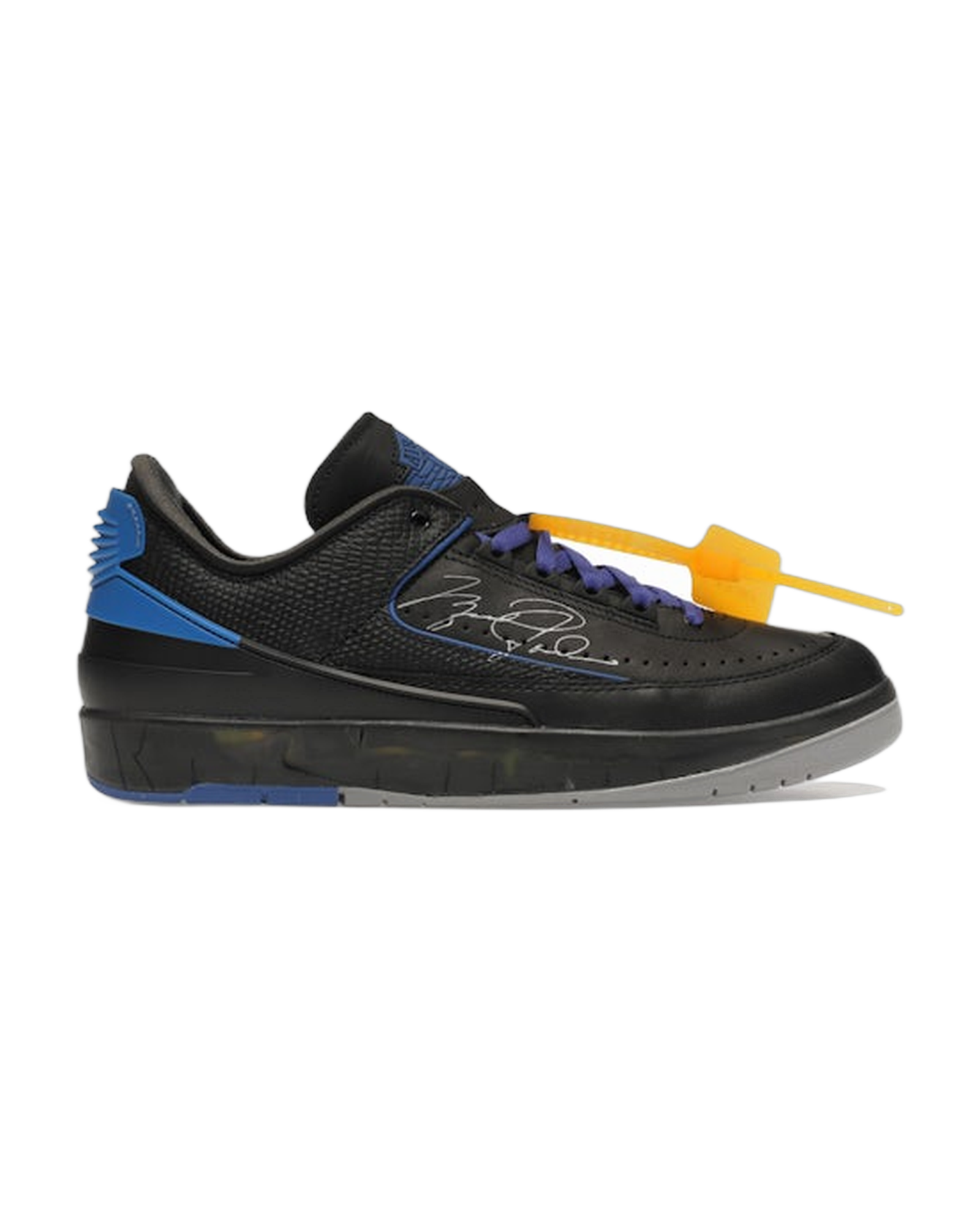 AIR JORDAN - Off-blanc x Air Jordan 2 Retro Low SP noir Royal DJ4375 004