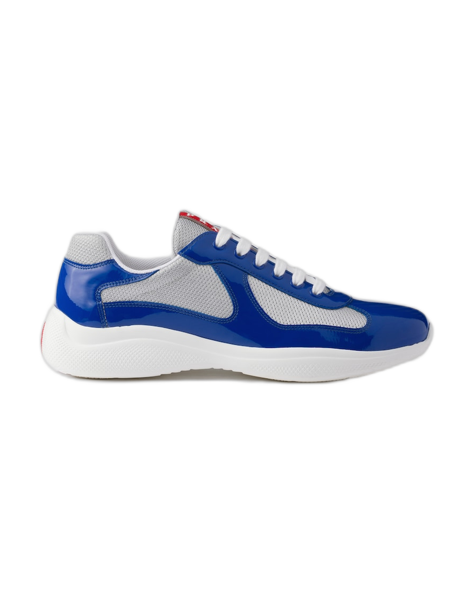 PRADA - America's Cup Cuir Verni Bleu