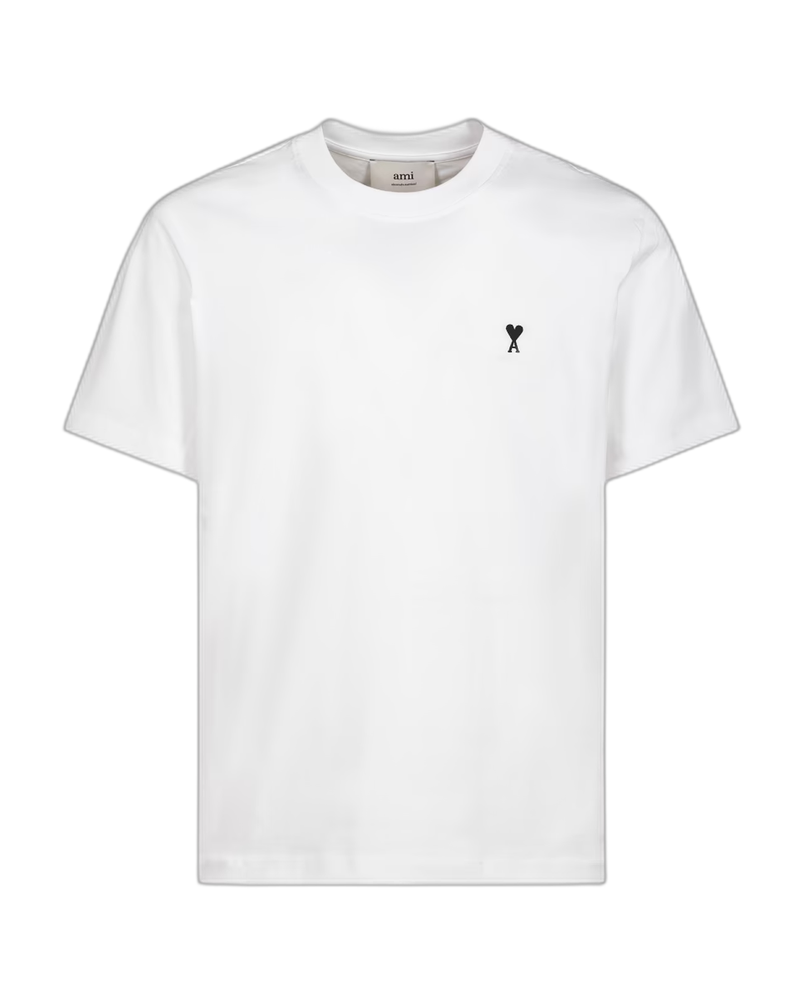 AMI PARIS - T-shirt Blanc Coton AMI de Cœur