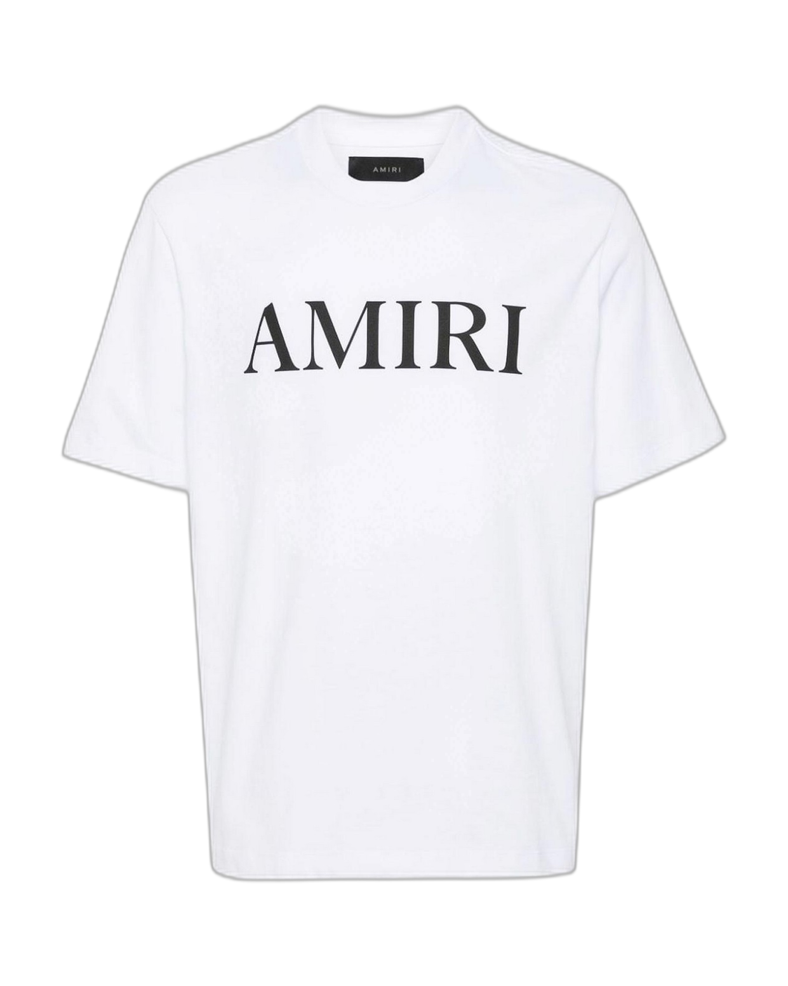 Blanc Logo Noir - AMIRI