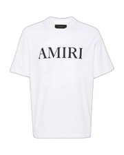 Blanc Logo Noir - AMIRI