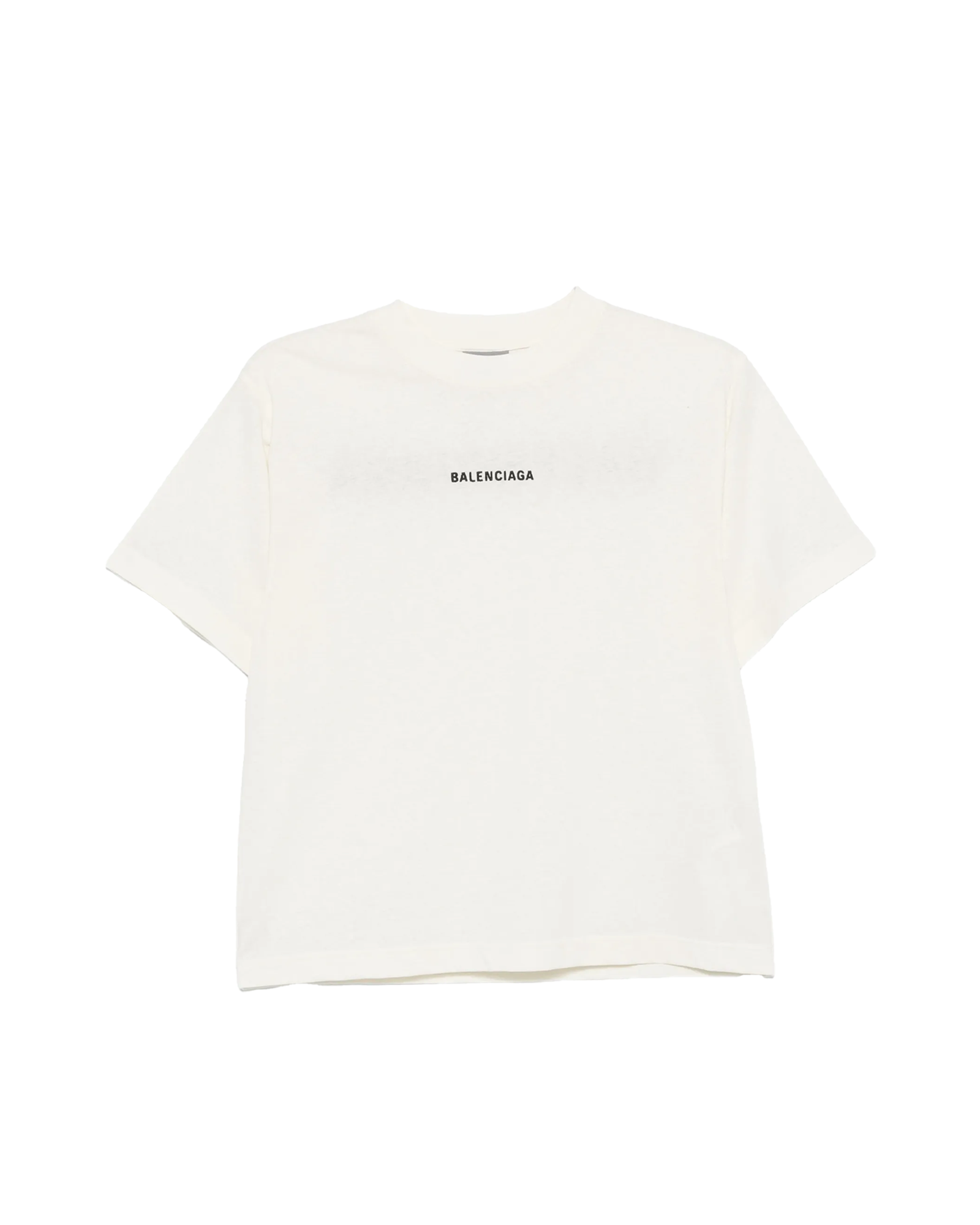 T-shirt Back Logo Blanc - BALENCIAGA