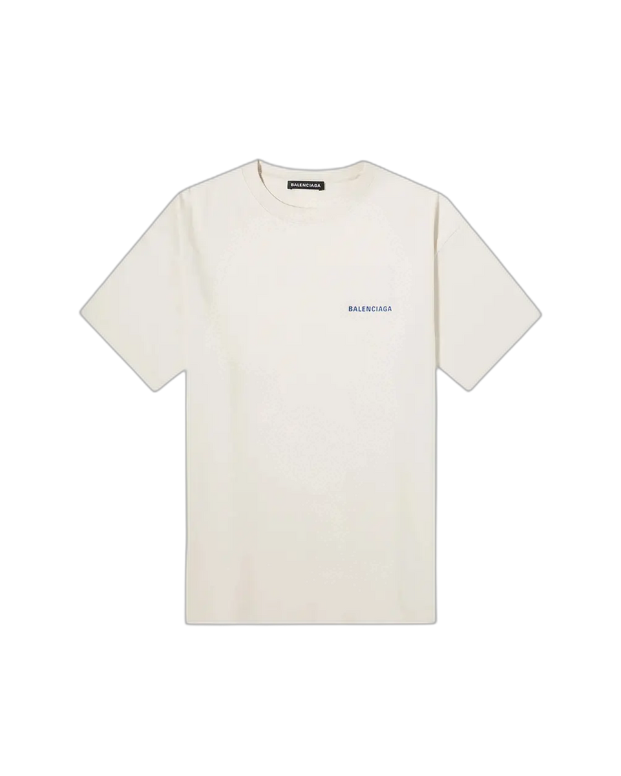 Badge Chalky Blanc/Bleu - BALENCIAGA