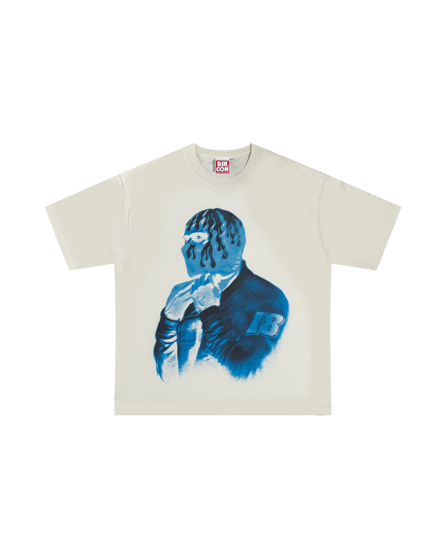 T-shirt The Driver Crème - RINCON