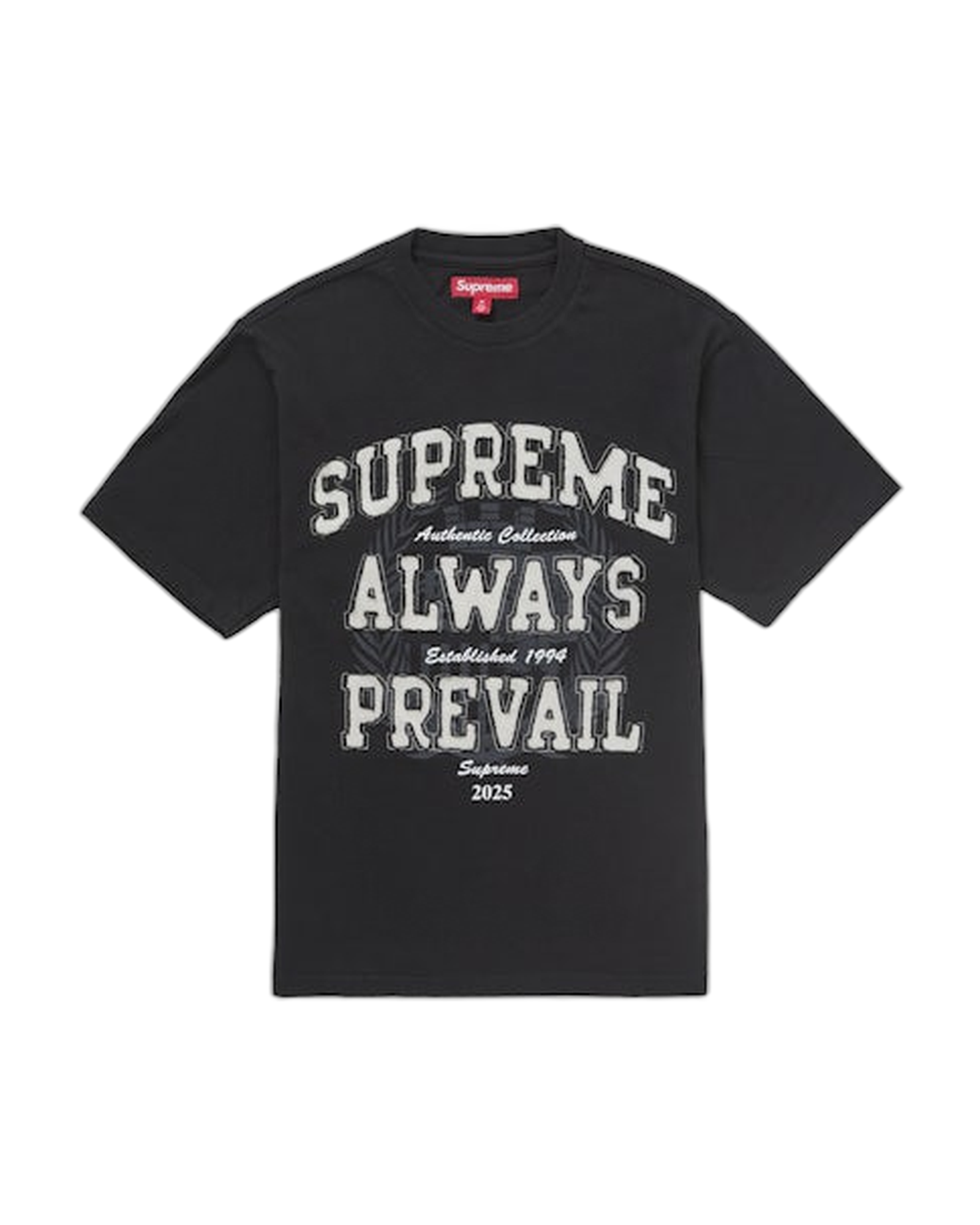 SUPREME - Top Always Prevail S/S Noir - FW25