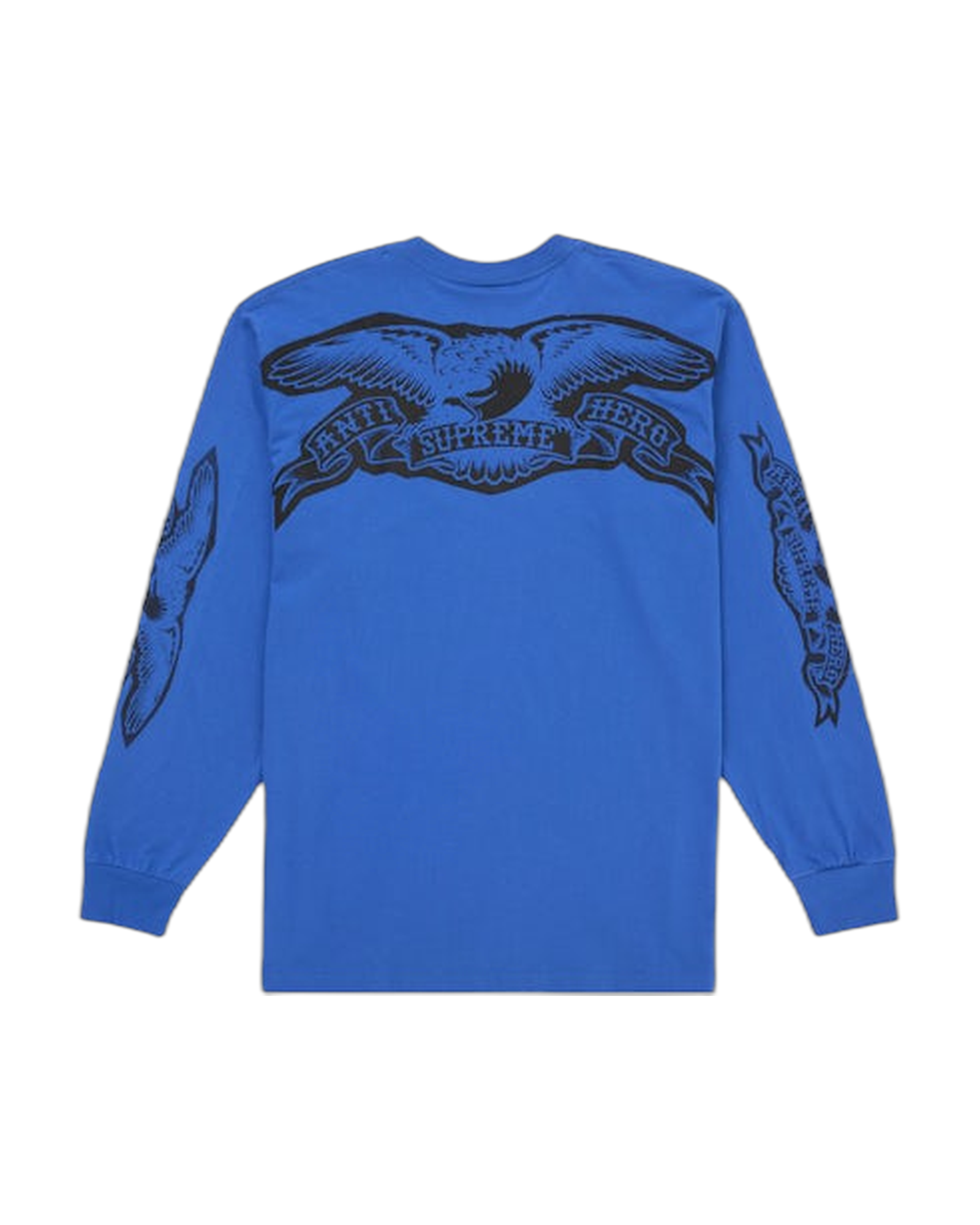 SUPREME - T-shirt ANTIHERO Eagle L/S Bleu - FW25