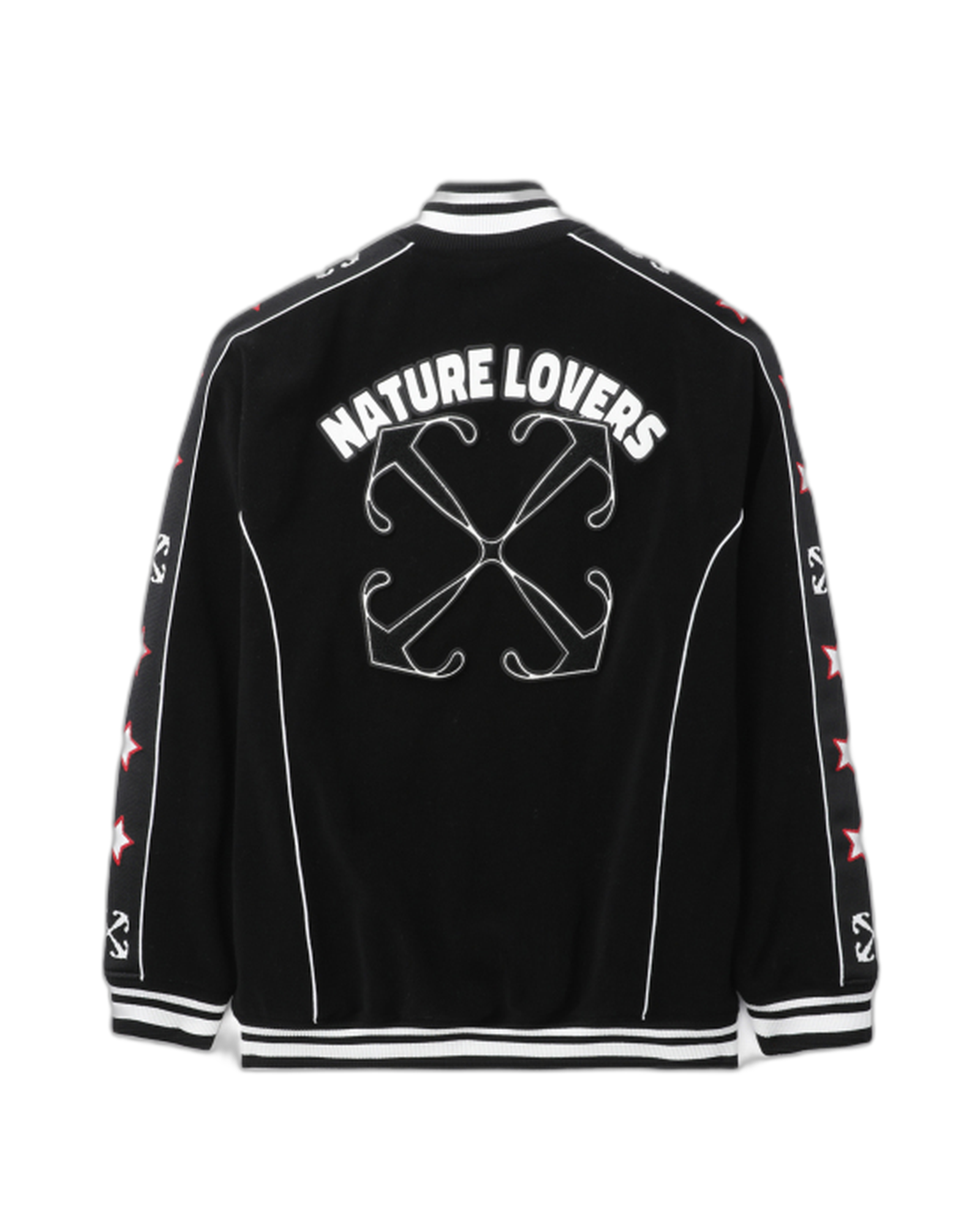 Veste Varsity Terry Track OFF-WHITE